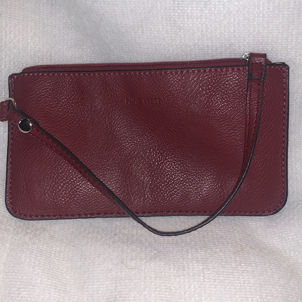 Nine West clutch burgundy - Picture 2 of 7